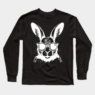 Happy Easter Bunny Funny Rabbit Graphic Tee Casual Tops T-Shirt Long Sleeve T-Shirt